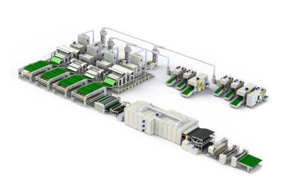 HJ-모방 실크 PSF 생산 라인